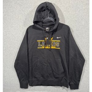 Nike Lakers Track Field Hoodie Pullover‎ Sweatshirt Training Black Mens Medium
